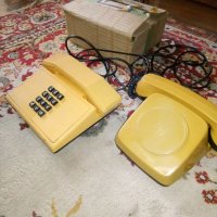 Ретро стационарен телефон panasonic и респром, снимка 4 - Антикварни и старинни предмети - 29034289