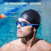 Нови Унисекс очила за плуване с UV защита, против мъгла и без течове, снимка 6 - Водни спортове - 40539024