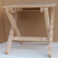 Детско сгъваемо дървено столче парен бук, снимка 5 - Антикварни и старинни предмети - 36464287