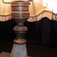 мраморна лампа 35х20см внос франция 1502212107, снимка 16 - Колекции - 31828499