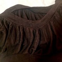 Кафяв блузон/туника, снимка 3 - Блузи с дълъг ръкав и пуловери - 26475764