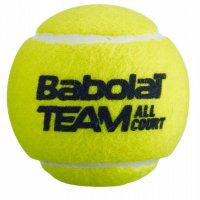 Топки за тенис BABOLAT TEAM ALL COURT 4 BALLS CAN -нови Висококачествена топка под налягане, проекти, снимка 2 - Тенис - 30649604