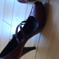 Обувки в цвят бордо, снимка 4 - Дамски елегантни обувки - 29422652