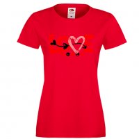 Дамска тениска Love Grunge 1, снимка 6 - Тениски - 35552187