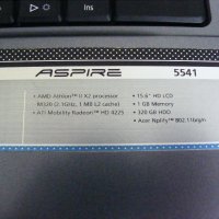 Лаптоп за части Acer Aspire 5541 номер 2, снимка 2 - Части за лаптопи - 44507679