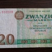 Банкнота - Германия - 20 марки | 1975г., снимка 2 - Нумизматика и бонистика - 35275371