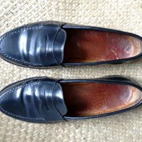 тъмносини мокасини/loafers от естествена кожа №39.5, снимка 3 - Дамски ежедневни обувки - 31057978