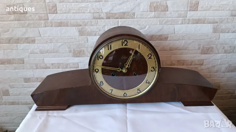 Стар каминен часовник - Emes - Germany - Антика - 1960", снимка 1