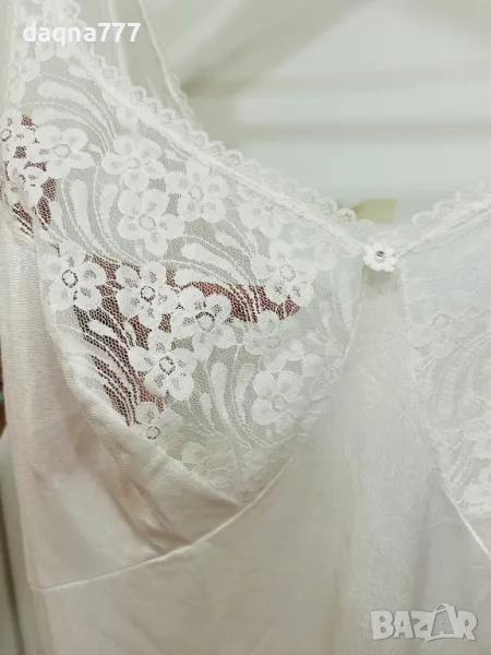 Бяла дамска нощница/ комбинезон S, снимка 1