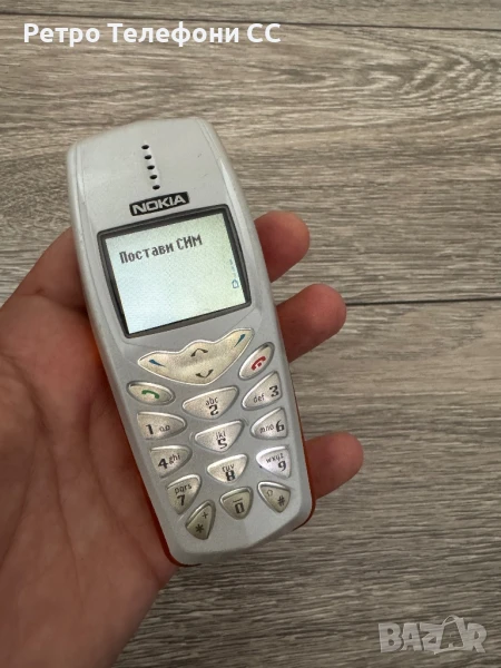 Nokia 3510i Сив Silver бг меню, снимка 1