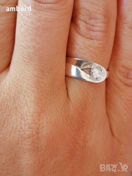Сребърен пръстен - модел R013A, снимка 1