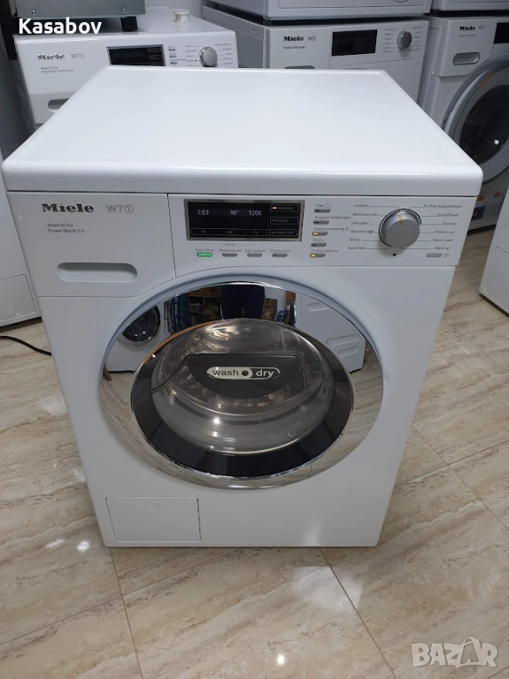 Miele WT1 PowerWash - Пералня със Сушилня Миеле 12м Гаранция, снимка 1