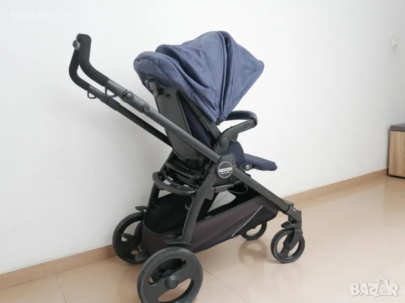 Бебешка количка 3 в 1 Peg Perego Futura Indigo SL + Isofix Car Base, снимка 1