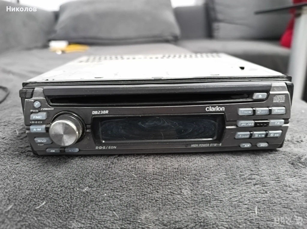 Автомобилно радио СД плеър Clarion DB238R.  Мощност: 51W x 4, снимка 1