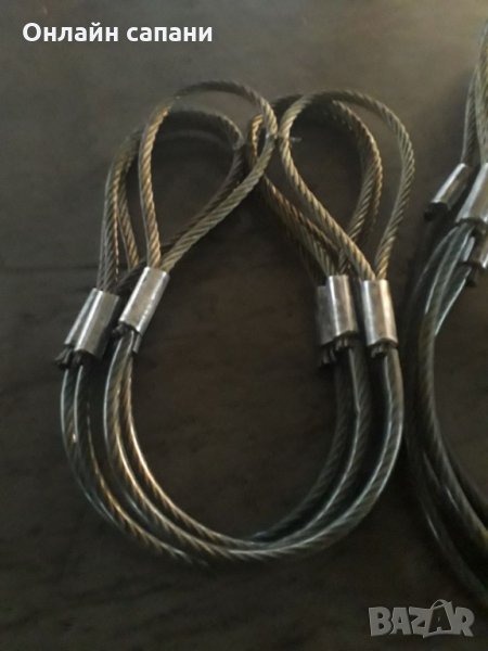 Буксирни въжета, буксирен сапан, метални въжета за теглене на тежки машини 26мм, снимка 1