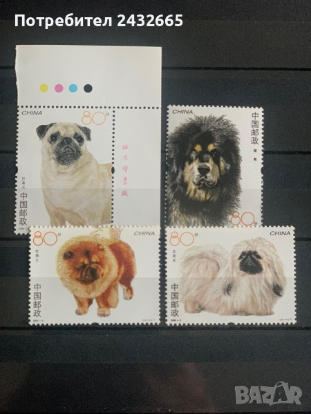 973. Китай 2006 = “ Фауна. Породи кучета “ ,**,MNH, снимка 1