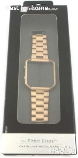 PLATINUM каишка от неръждаема стомана за Fitbit Blaze Watch, снимка 1