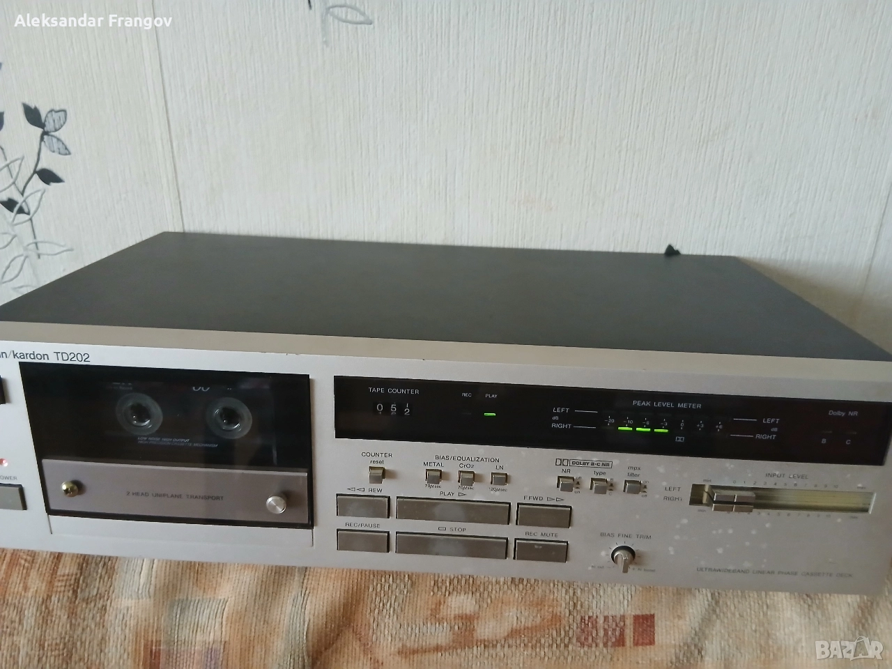 harman / kardon TD 202  - made in Japan. , снимка 1