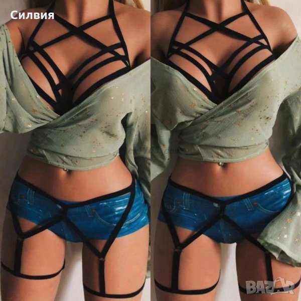 Секси харнес от две части, снимка 1