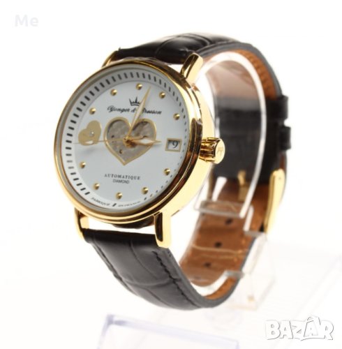 YONGER & BRESSON нов автоматичен часовник с метална кутия, снимка 1