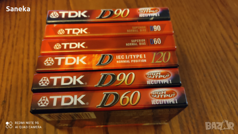 TDK D 60,D 90,D 120, снимка 1