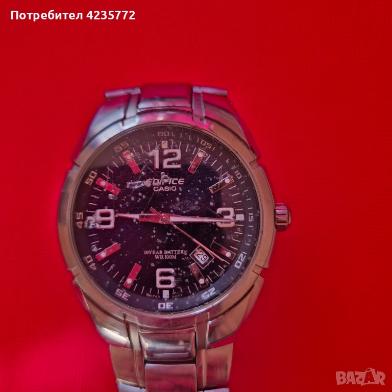 CASIO Edifice оригинален кварцов часовник. Каса 48,6мм , снимка 1
