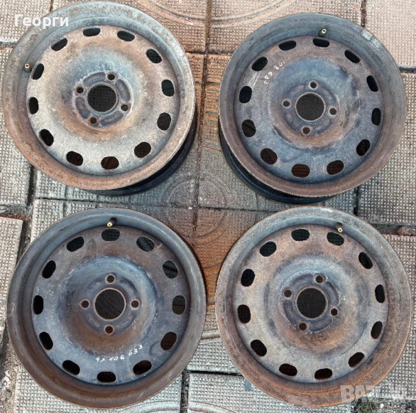 Джанти  4x108 15” 63.3 добро състояние, снимка 1