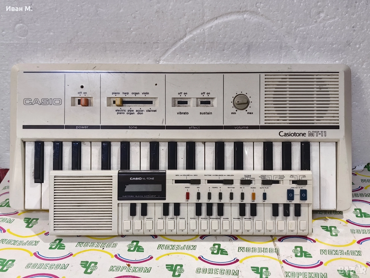 два броя малки синтезатори Casio , снимка 1