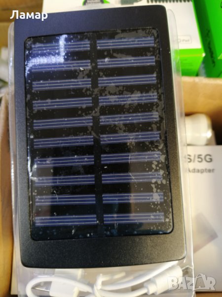 Соларно зарядно, соларна батерия,Power Bank 60000mAh, за телефон, таблет, камери с LED фенер, снимка 1