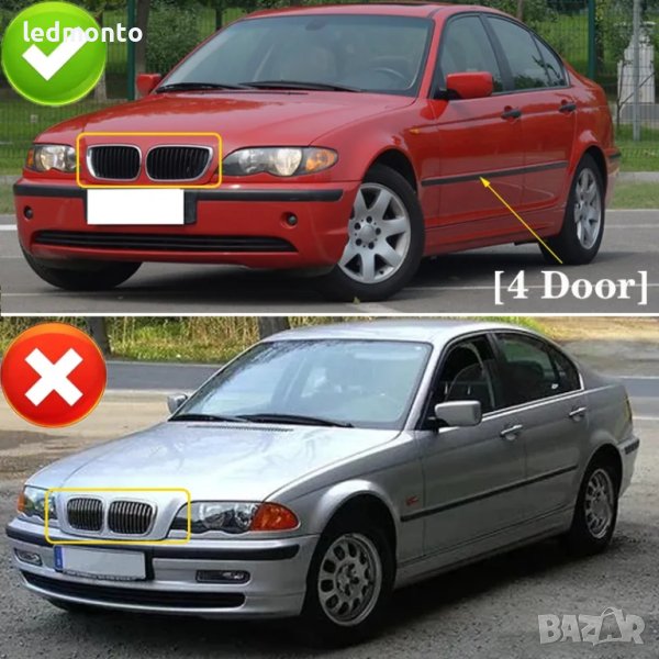 Решетки - бъбреци за BMW Серия 3 E46 FACE Седан Комби БМВ  БМВ Е46, снимка 1