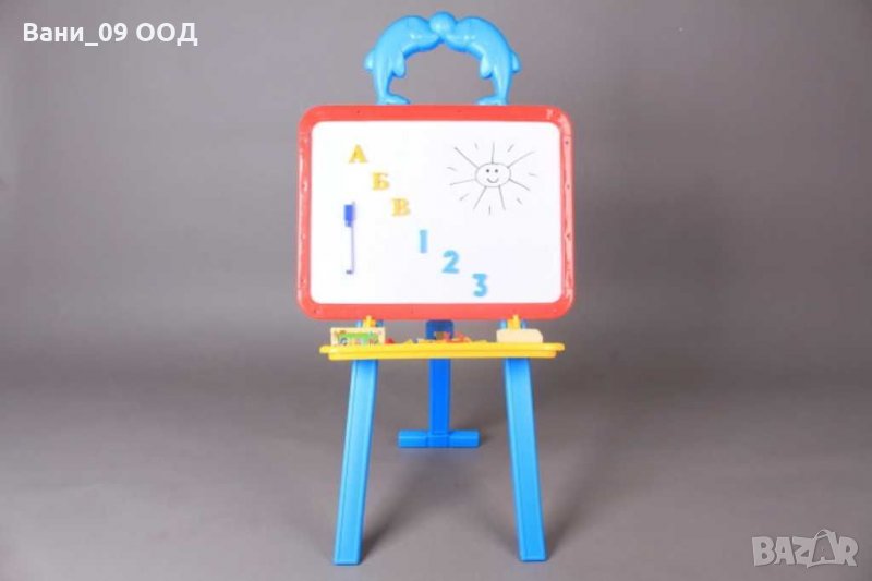 Двустранна дъска с българската азбука и цифри, снимка 1