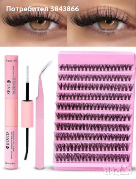 Мигли на Снопчета Топ Цена Комплект, снимка 1