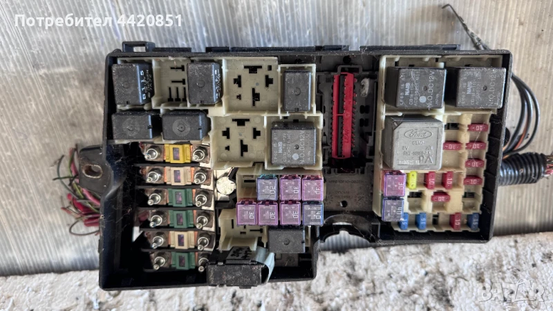 Контролен Модул (Бушонно Табло BSI / BSM ) за Mazda CX-7 - 518818109  /  BP4K-66765, снимка 1