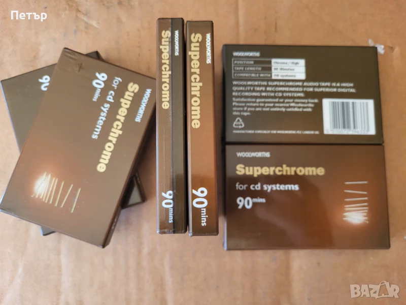 Нови аудиокасети WOOLWORTHS SUPERCHROME 90 , снимка 1