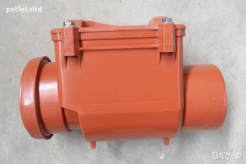 Клапа възвратна канализационна Ф 110 мм, снимка 1