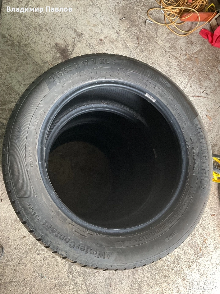 Зимни гуми continental 215/55/17, снимка 1