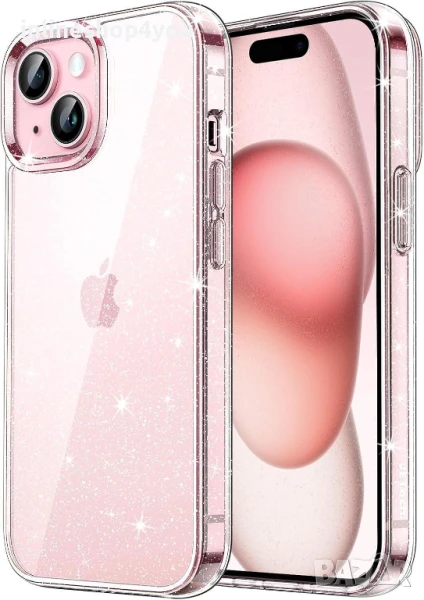 Блестящ Кейс Glitter Case за Apple iPhone 15, снимка 1