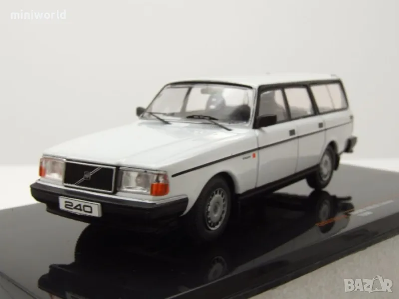 Volvo 240 GL Kombi 1990 - мащаб 1:43 на ixo models моделът е нов в PVC дисплей-кейс, снимка 1
