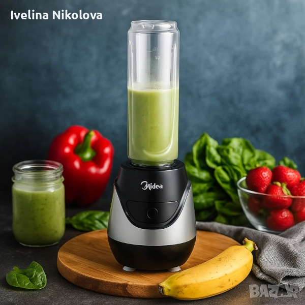 Компактен и мощен блендер Midea BL1189CEE-MPO1S, снимка 1