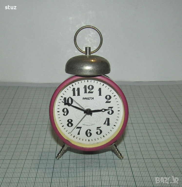 Настолен мини будилник Ракета, снимка 1