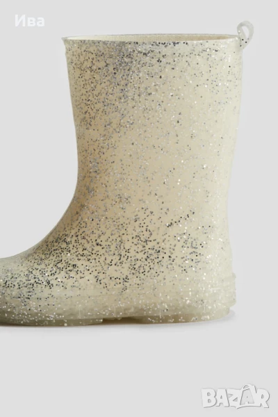 Детски гумени ботуши с брокат H&M 28 номер, снимка 1