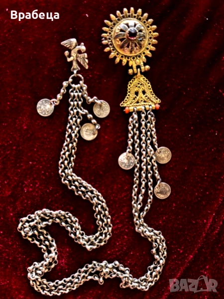 Кюстек. Сребърни ковани синджири, снимка 1