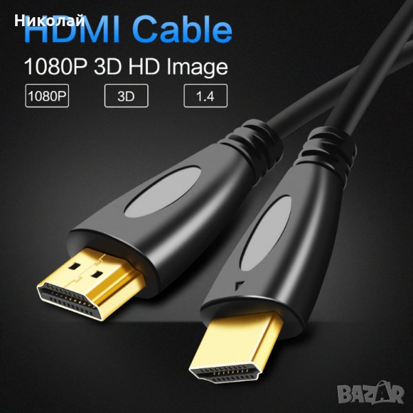 HDMI към HDMI кабел - 2 метра, снимка 1
