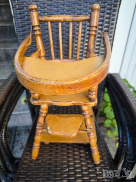 дървено столче, снимка 1