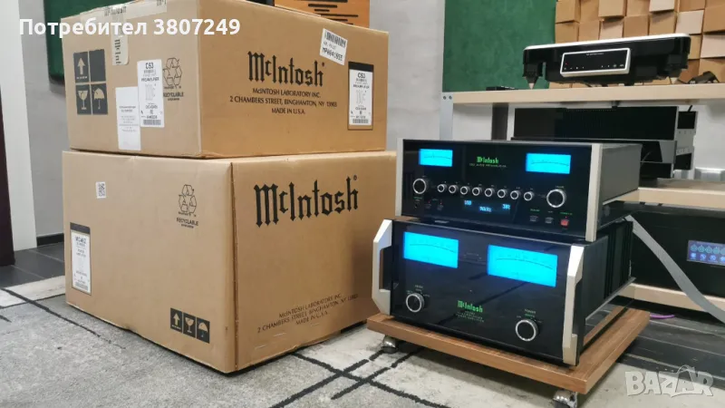Продавам усилвател McIntosh MC462 и пред усилвател McIntosh C53, снимка 1