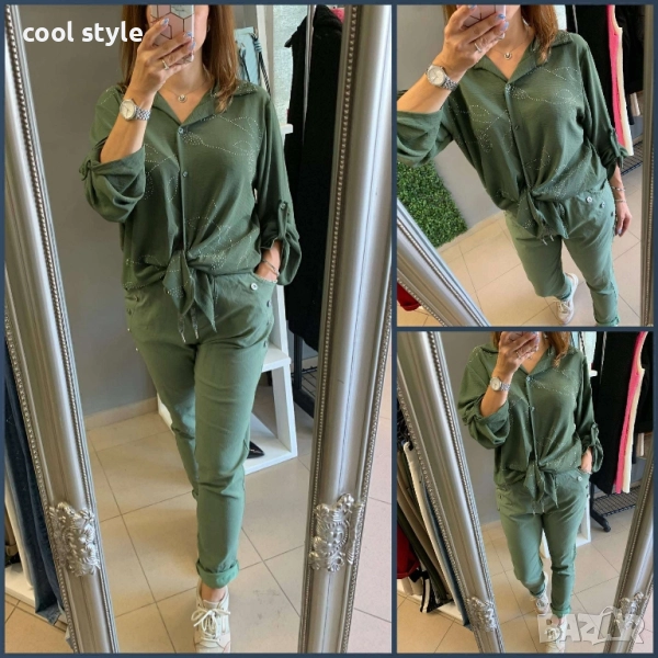 дамска риза с камъчета, снимка 1