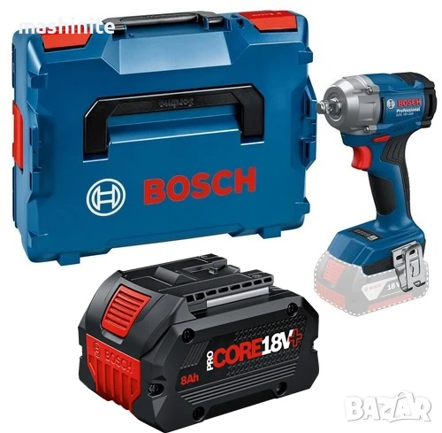 Акумулаторен гайковерт безчетков GDS 18V-350 1xProCORE 8.0Ah+ Bosch, снимка 1