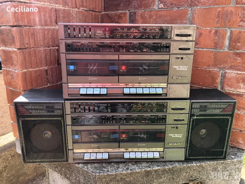 Радиокасетофон SHARP GF 560 Z(D)- два броя в пакет!, снимка 1
