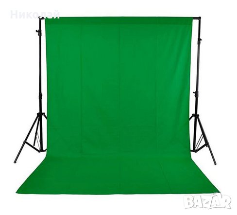 Зелен екран за фото и видео ефекти , зелен фон , снимка 1