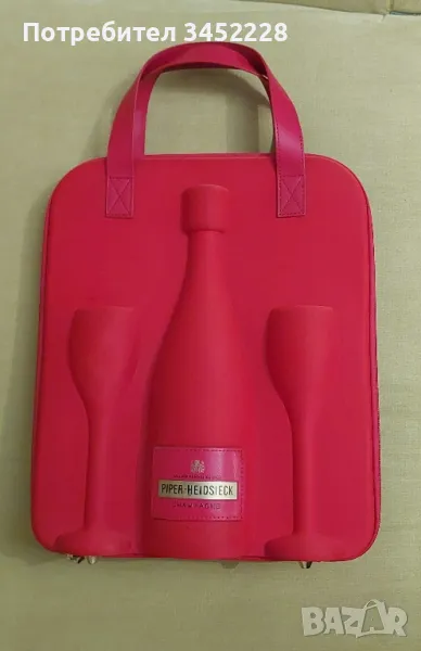 чанта за вино с оригиналните чаши Франция за ценители , снимка 1